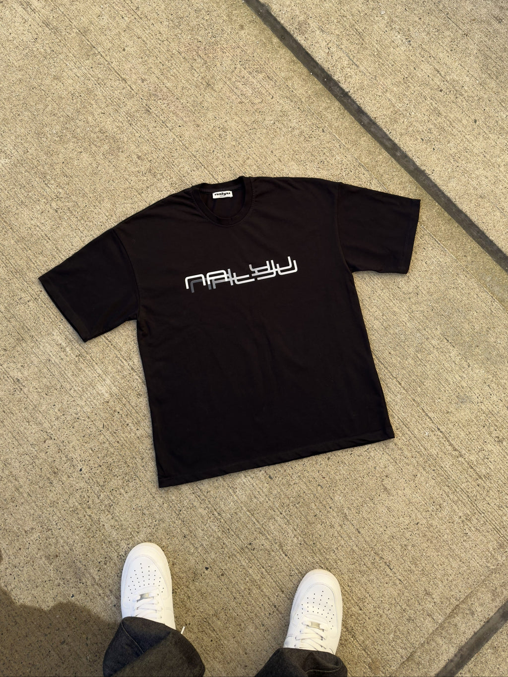 Doubleprint T-Shirt Black